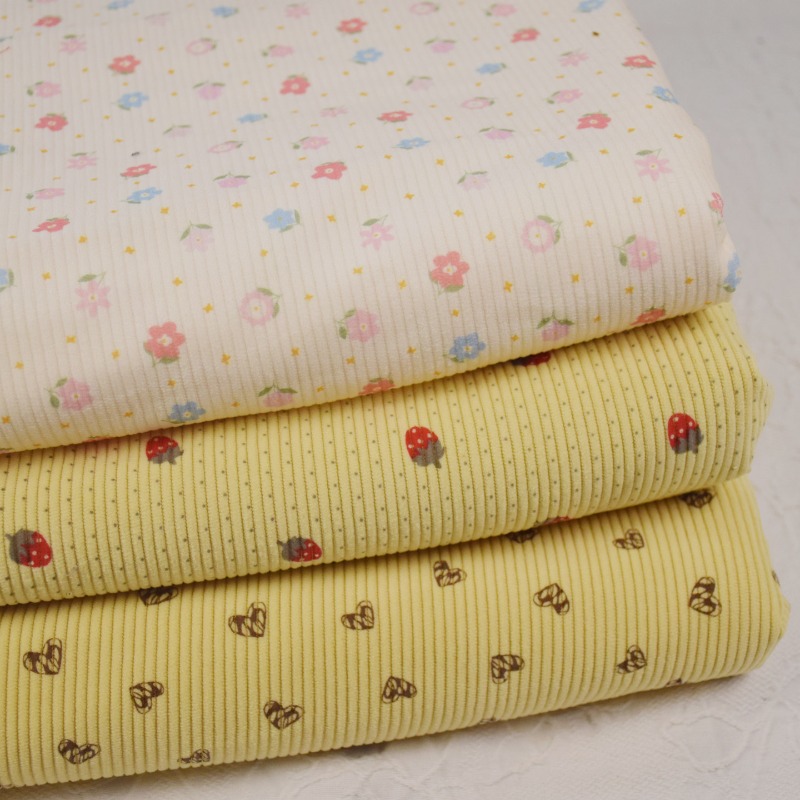 Corduroy Pant Warm - Stretch Corduroy Fabric Heart Print Warm