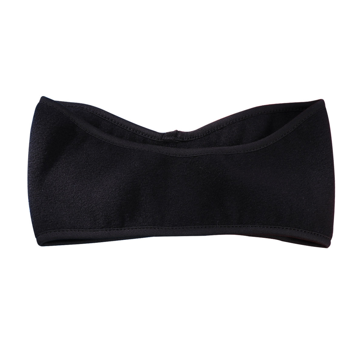 Fleece Ear Warmer Band - Unisex Black Winter Ear Warmer Headband