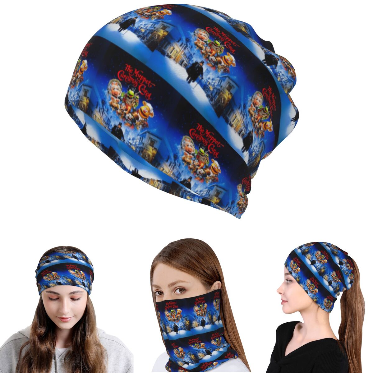 Muppet Christmas Carol Bandana - đánh giá và giá Knit Beanie Hat Warm