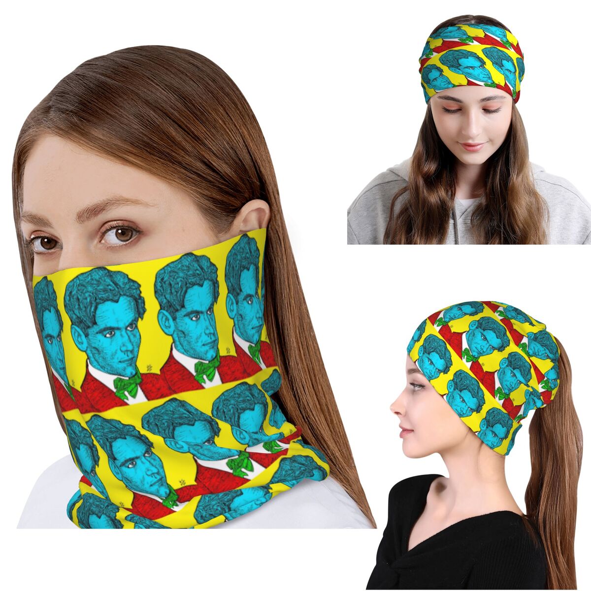 Federico Garcia Lorca Portrait - đánh giá và giá Knit Beanie Hat Warm