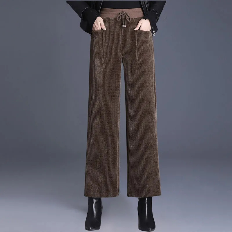 Autumn Winter Corduroy Wide Le - đánh giá và giá Corduroy Pant Warm