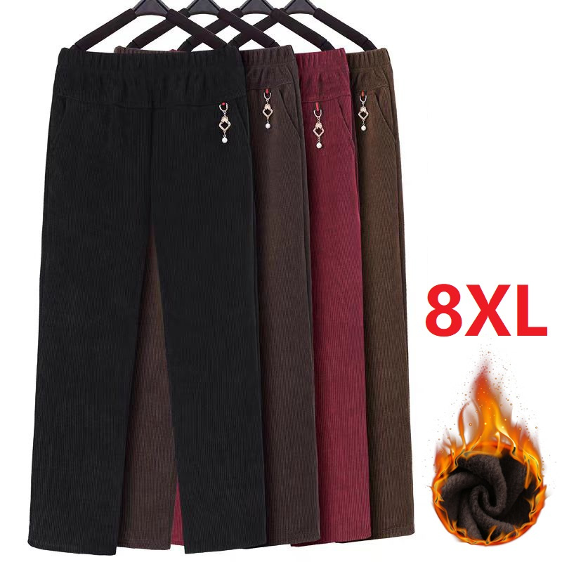 Mùa Xuân Và Thu Áo Gió Nữ Hàn  - đánh giá và giá Corduroy Pant Warm