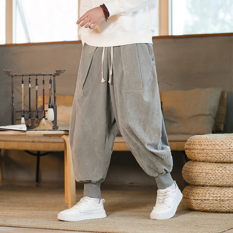 2023 Men Winter Solid Color Co - đánh giá và giá Corduroy Pant Warm