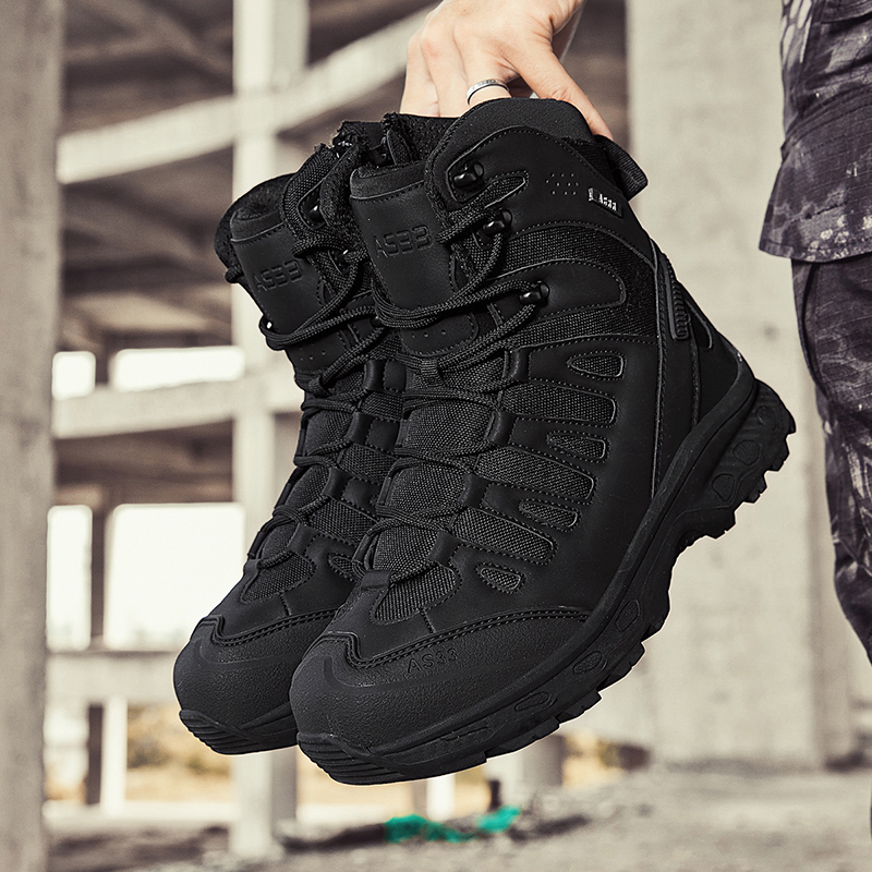 Men Tactical Boots Lace Up Bra - đánh giá và giá Waterproof Winter Boot